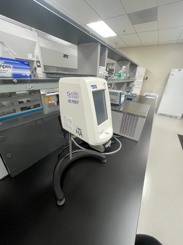 Image of Brookfield AMETEK DV2T Viscometer System with Dymo Label Printer